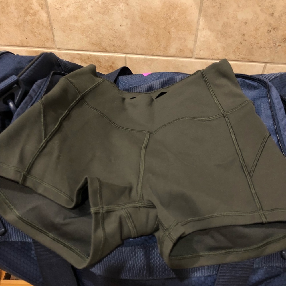 SOLD. In movement Lululemon shorts